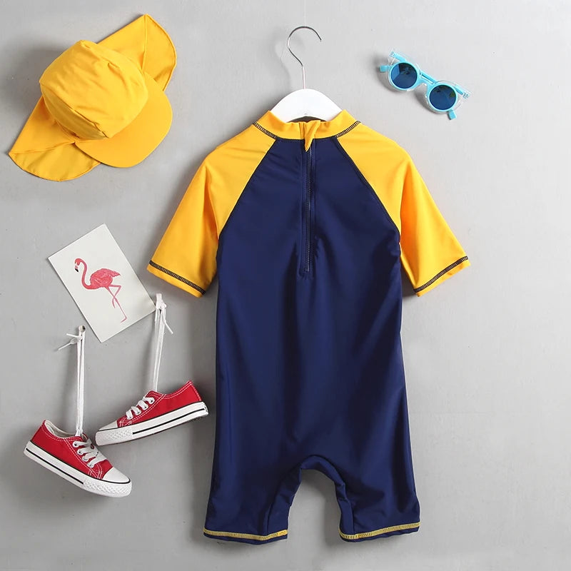 Sun-Ready and Adorable: UPF 50+ Baby Swimwear!