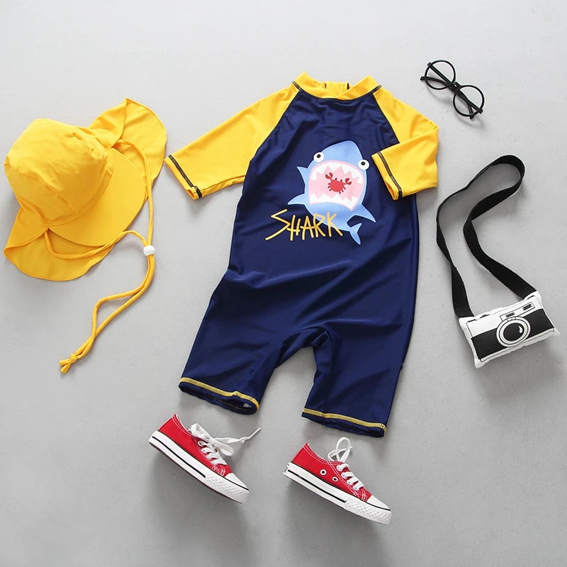 Sun-Ready and Adorable: UPF 50+ Baby Swimwear!