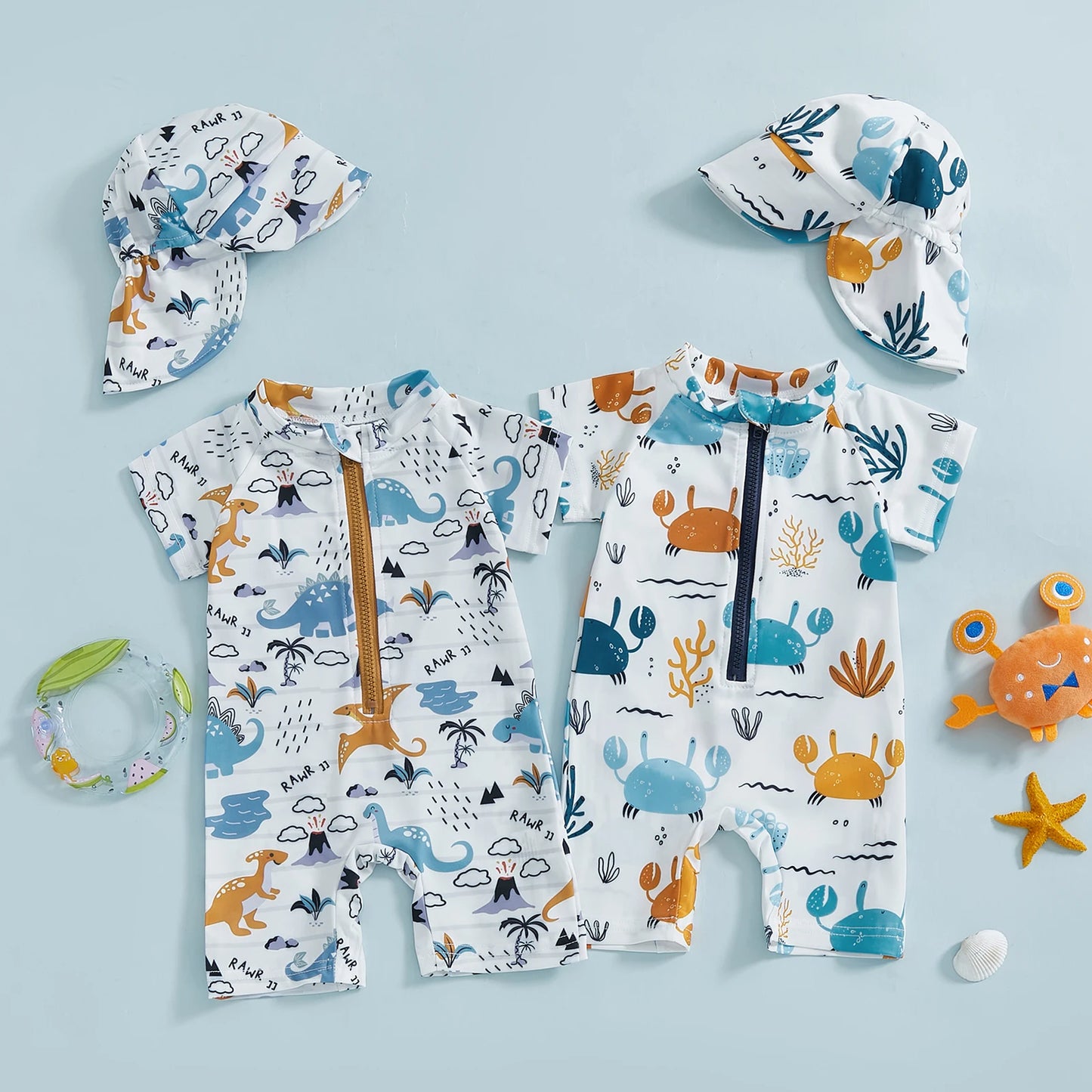 Crab-tastic Toddler Swim Set – Sun, Sea, and Smiles!